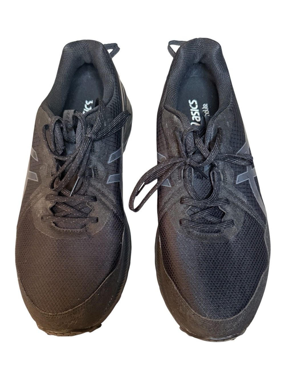 ASICS Men's Black Athletic Running Shoes eclectic grandpa sporty activewear sz13